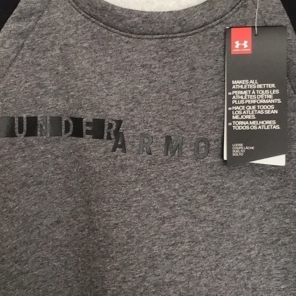 UNDER Armour Rival Sweatshirt, NWT - Picture 5 of 9